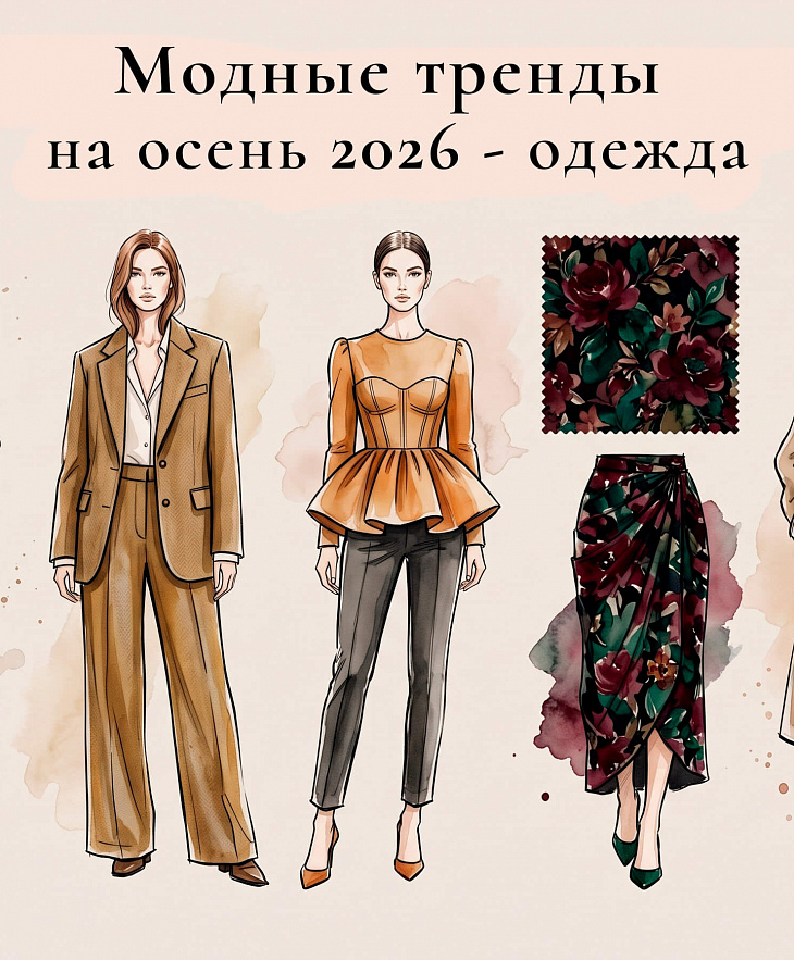 Модные тренды на осень 2026: одежда
